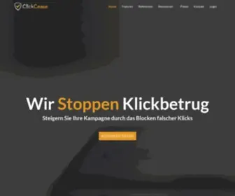 Clickcease.de(ClickFraud) Screenshot