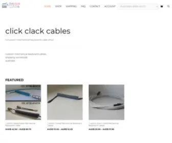 Clickclackcables.com(Click Clack Cables) Screenshot