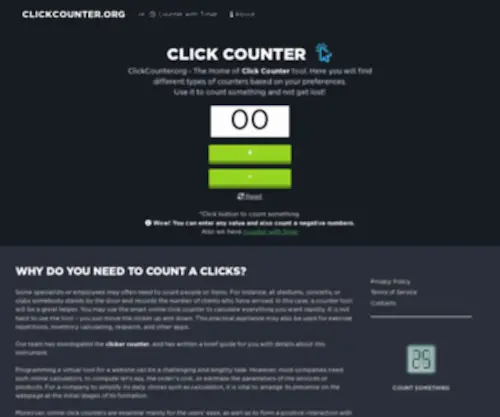 Clickcounter.org(Clickcounter) Screenshot