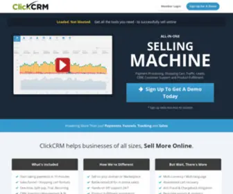 Clickcrm.com(Best eCommerce Platform for Startups & Large Businesses) Screenshot