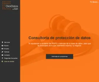 Clickdatos.es(Consultoría RGPD) Screenshot