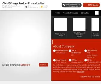 Clickecharge.co.in(Click E Charge Services Private Limited) Screenshot