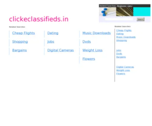 Clickeclassifieds.in(CLICK E CLASSIFIEDS) Screenshot