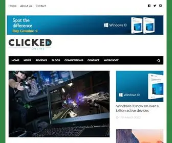 Clickedonline.co.uk(Clicked Online) Screenshot