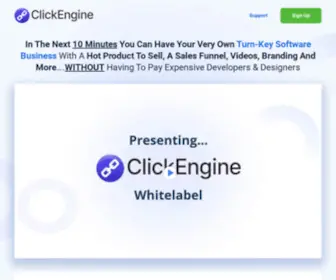 Clickengine.co(ClickEngine Sales) Screenshot