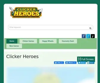 Clickerheroes.co(Clicker Heroes) Screenshot