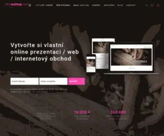 Clickeshop.cz(Profesionální redakční a publikační systém. Vše co potřebujete) Screenshot
