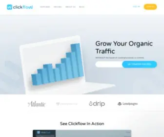Clickflow.com(SEO Experimentation Tool) Screenshot