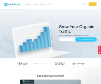 Clickflow.io(SEO Experimentation Tool) Screenshot