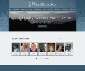 Clickfuneralhome.com(Click Funeral Home) Screenshot