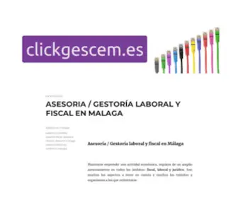 Clickgescem.es(Gestoría en Málaga) Screenshot