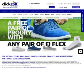 Clickgolf.co.uk(Buy Golf Clubs) Screenshot