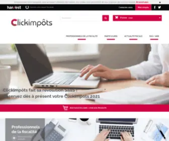 Clickimpots.com(Clickimpôts) Screenshot