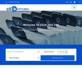 Clickinfo360.com(Click Info 360) Screenshot