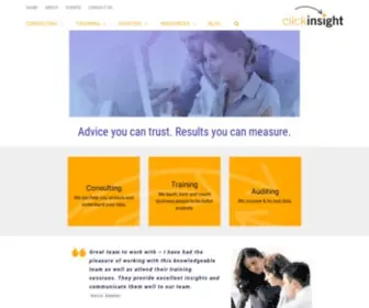 Clickinsight.ca(Web Analytics Consultant) Screenshot