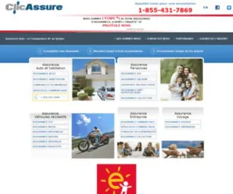 Clickinsurance.ca(Obtenez plusieurs soumissions d'assurance auto en 1 seule demande et économisez en moyenne 336$) Screenshot