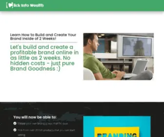 Clickintowealth.com(Learn From the Pros) Screenshot