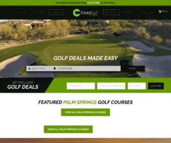 Clickitgolf.com(Golf Course Discounts at over 300 Golf Courses) Screenshot