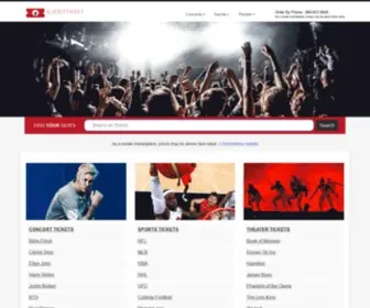 Clickitticket.com(Concert Tickets) Screenshot