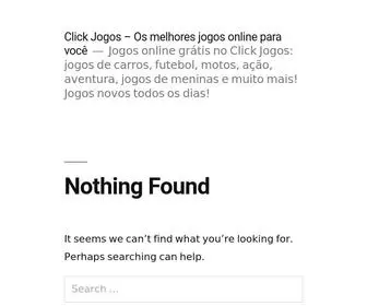 Clickjogoss.com(Click Jogos) Screenshot