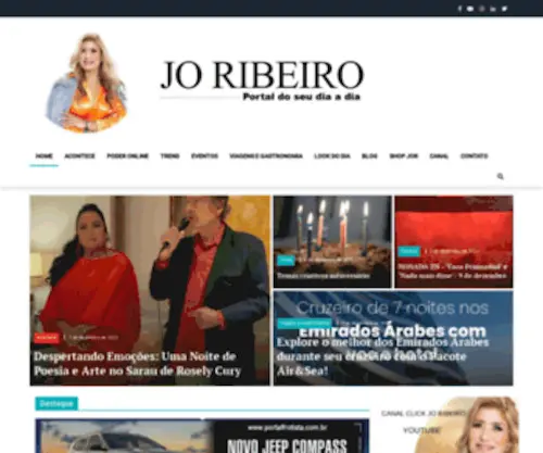 Clickjoribeiro.com.br(Jo Ribeiro) Screenshot