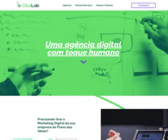 Clicklab.com.br(Uma agência digital com toque humano) Screenshot