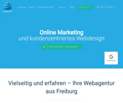 Clicklift.de(Ihre Webagentur aus Freiburg) Screenshot