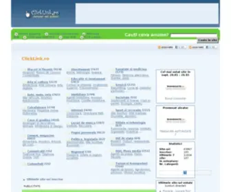 Clicklink.ro(Cel mai bun director web gratuit din Romania) Screenshot