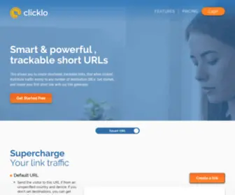 Clicklo.com(Free URL Shortener) Screenshot