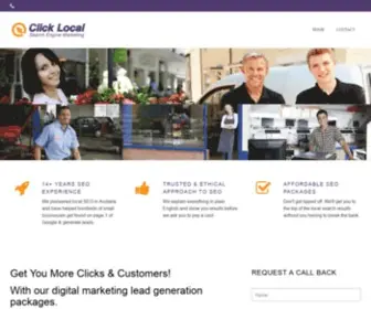 Clicklocal.com.au(Digital Agency Melbourne) Screenshot