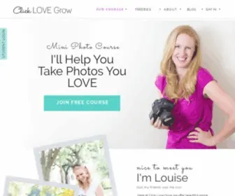 Clicklovegrow.com(Click Love Grow) Screenshot
