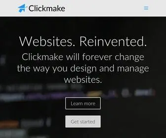 Clickmake.com(The World’s Most Powerful Website Builder) Screenshot