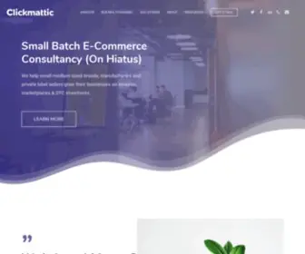 Clickmattic.com(Clickmattic // eCommerce help when you need it) Screenshot