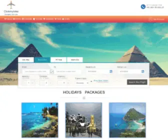 Clickmylinks.in(Best online travel agency) Screenshot