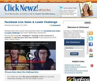 Clicknewz.com(Internet Marketing Blog) Screenshot