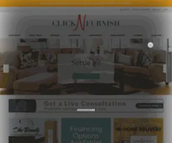 Clicknfurnish.com(Affordable Home Furniture for Sale Online) Screenshot