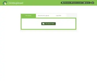 Clicknupload.com(Easy way to share your files) Screenshot