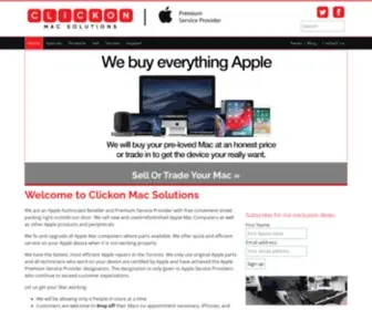 Clickonmacs.com(Apple Premium Service Provider) Screenshot