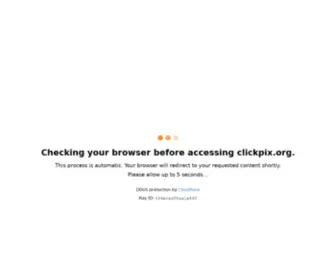 Clickpix.org(Free image hosting services) Screenshot