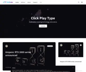 Clickplaytype.com(Click Play Type) Screenshot