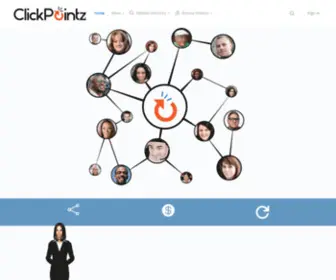 Clickpointz.com(Point, Click, Get Connected) Screenshot