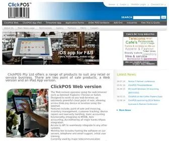 Clickpos.com(ClickPOS Retail Management & Point of Sale Solutions) Screenshot