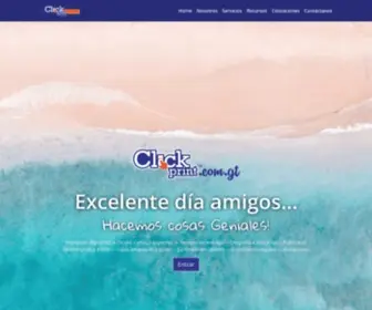 Clickprint.com.gt(Click Print Guatemala™) Screenshot