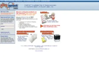 Clickprint.com(Sell print products online with our free ClickPrint®) Screenshot
