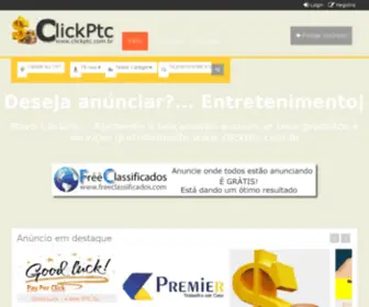 Clickptc.com.br(Click PTC) Screenshot