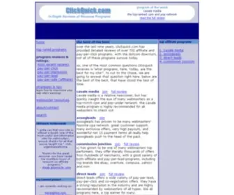 Clickquick.com(Affiliate program) Screenshot
