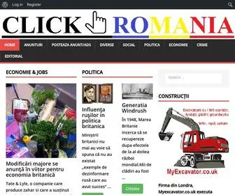 Clickromania.co.uk(Click Romania) Screenshot