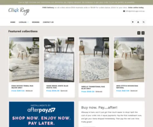 Clickrugs.com.au(Rugs Online) Screenshot