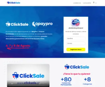 Clicksale.gt(Clicksale Guatemala 2021) Screenshot