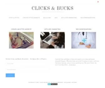 Clicksandbucks.com(Clicksandbucks) Screenshot